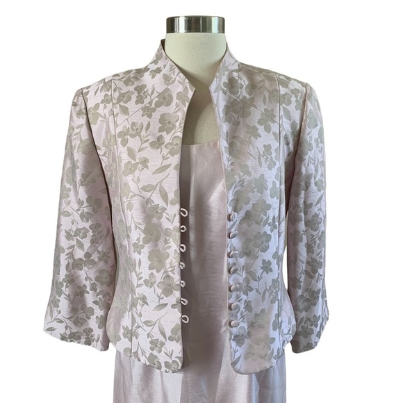 Jessica Howard Two Piece Gown Dress & Jacket Size 6 Excellent Condition - Picture 4 of 14